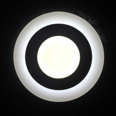 Встраиваемый светильник AURA 6011 WH-WH 6W белая подсветка (3 режима)