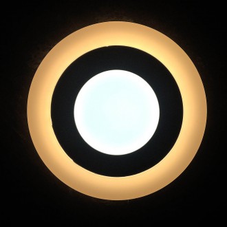 Встраиваемый светильник AURA 6011 WH-WW 6W тепло-белая подсветка (3 режима)